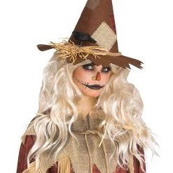 Fun World Scary Scarecrow Hat For Adults