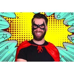 STICKFX Night Hero Self-Adhering Mask 6 STICKFX Night Hero Self-Adhering Mask -Cheap Halloween Store self adhering night hero mask alt 2