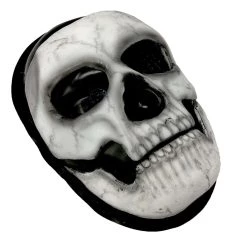 STICKFX Self-Adhering Skeleton Costume Mask With Separate Jaw Piece -Cheap Halloween Store self adhering skeleton mask with separate jaw pc alt 4
