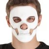 STICKFX Self-Adhering Skeleton Costume Mask With Separate Jaw Piece