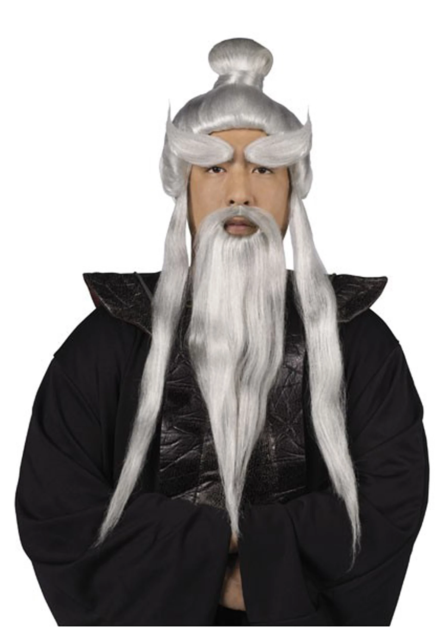 Fun World Sensei Wig And Beard Set 1 Fun World Sensei Wig And Beard Set