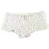 Leg Avenue Sexy White Ruffle Tanga Panties
