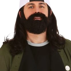 Partytime Costume & Lingerie (Yiwu) Factory Silent Bob Wig And Beard Kit