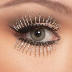 Forum Novelties, Inc Silver Glitter Top And Bottom Eyelash Set