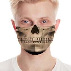 Creative Apparel Skull Safety Face Mask