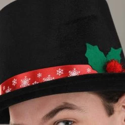 Elope Snowman Top Hat For Adults -Cheap Halloween Store snowman top hat alt 2