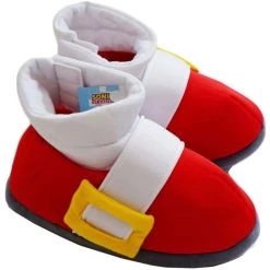 GE Animation Plush Sonic Cosplay Sonic The Hedgehog Slippers For Adults