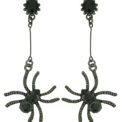 Western Fashion Spider Rhinestone Earrings