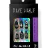 Rave Nailz Spirit Board Press On Black Nails Kit