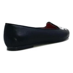 Strange Cvlt Women's Spooky Black Ballet Flats -Cheap Halloween Store spooky ballet flat alt 3