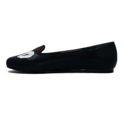 Strange Cvlt Women's Spooky Black Ballet Flats -Cheap Halloween Store spooky ballet flat alt 6