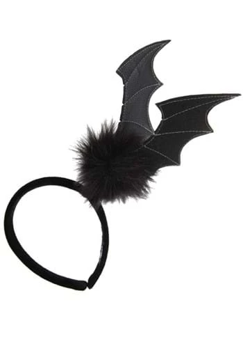 Elope Black Bat Springy Headband 2 Elope Black Bat Springy Headband - Image 2