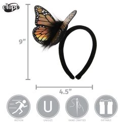Elope Springy Butterfly Headband -Cheap Halloween Store springy butterfly headband alt 2