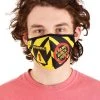 Scratch Tracks Stand Back 6 Feet Protective Fabric Face Covering Mask