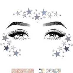 Leg Avenue Star And Rhinestone Face Jewels