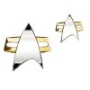 Quantam Mechanix Star Trek Voyager Magnetic Communicator Badge