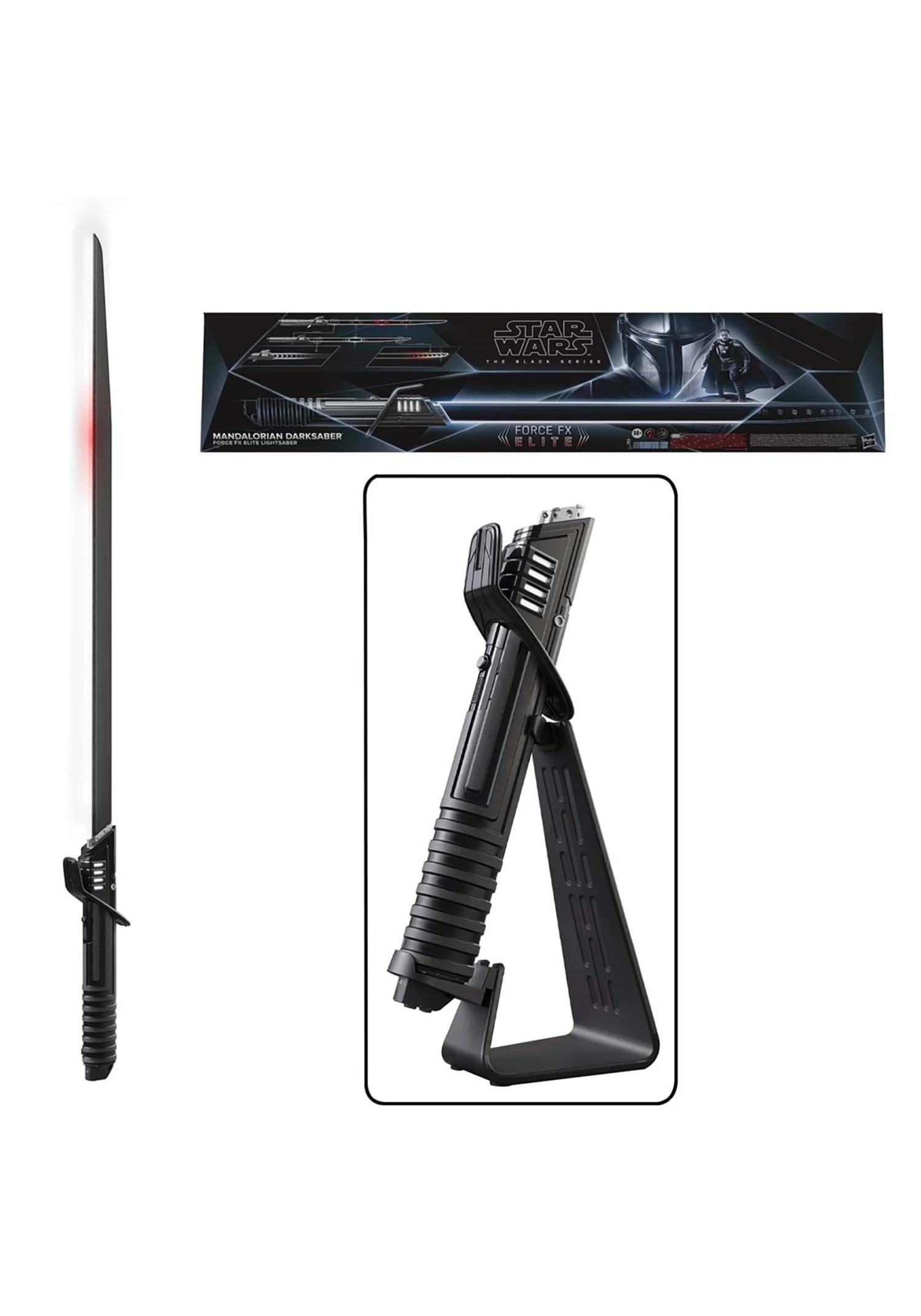 Hasbro Star Wars The Black Series Force FX Elite Mandalorian Darksaber 1 Hasbro Star Wars The Black Series Force FX Elite Mandalorian Darksaber
