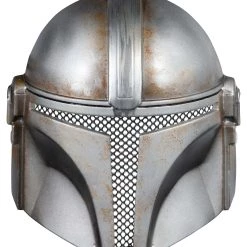 Rubies Costume Co. Inc Kid's Star Wars Battle Damaged 1/2 Mask The Mandalorian