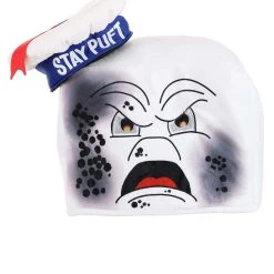 Elope Stay Puft Reversible Adult Hat Mask -Cheap Halloween Store stay puft reversible hat mask alt 2