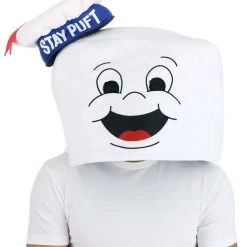 Elope Stay Puft Reversible Adult Hat Mask -Cheap Halloween Store stay puft reversible hat mask alt 3