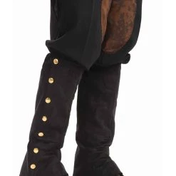 Forum Novelties, Inc Steampunk Black Suede Spats