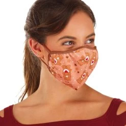 Elope Care Bears | Tenderheart Bear Face Mask Pack -Cheap Halloween Store tenderheart bear face mask pack alt 2