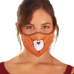 Elope Care Bears | Tenderheart Bear Face Mask Pack -Cheap Halloween Store tenderheart bear face mask pack alt 3