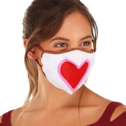 Elope Care Bears | Tenderheart Bear Face Mask Pack -Cheap Halloween Store tenderheart bear face mask pack alt 4