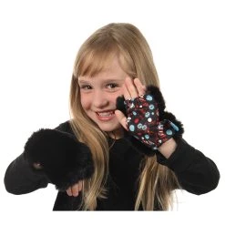 Elope The Cat In The Hat Fingerless Fuzzy Paws -Cheap Halloween Store the cat in the hat fingerless paws alt 2