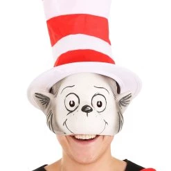 Elope The Cat In The Hat Latex Mask & Hat Kit