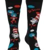 Elope The Cat In The Hat Pattern Socks Adult's