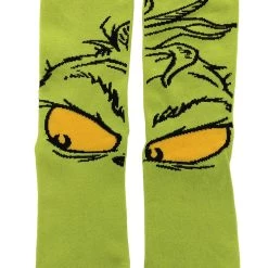 Elope The Grinch Costume Crew Socks -Cheap Halloween Store the grinch costume crew socks alt 2