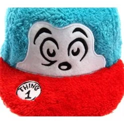 Elope Dr. Seuss | Thing 1 Fuzzy Cap -Cheap Halloween Store thing 1 fuzzy cap alt 5