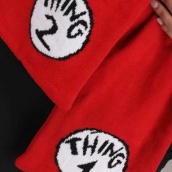 Nanjing Sylva International Trading Co. Ltd Thing 1 & 2 Winter Hat & Scarf Kit For Adults 6 Nanjing Sylva International Trading Co. Ltd Thing 1 & 2 Winter Hat & Scarf Kit For Adults -Cheap Halloween Store thing 12 winter hat scarf kit alt 2