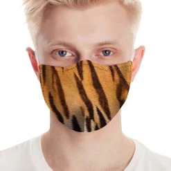 Creative Apparel Tiger Stripes Face Mask