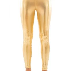 Women's Tipsy Elves Gold Leggings