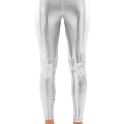 Women's Tipsy Elves Silver Leggings