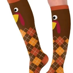Amscan Adult Turkey Knee High Socks