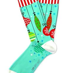 DM Merchandising The Two Left Feet Trim-A-Tree Christmas Ornament Adult Socks