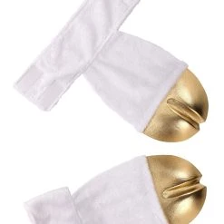 Elope Gold Unicorn Costume Back Hooves 6 Elope Gold Unicorn Costume Back Hooves -Cheap Halloween Store unicorn costume back hooves gold alt 2