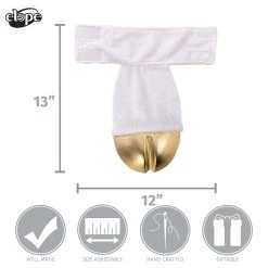 Elope Gold Unicorn Costume Back Hooves 7 Elope Gold Unicorn Costume Back Hooves -Cheap Halloween Store unicorn costume back hooves gold alt 3