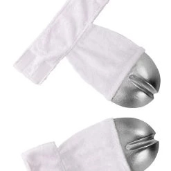 Elope Silver Unicorn Costume Back Hooves 8 Elope Silver Unicorn Costume Back Hooves -Cheap Halloween Store unicorn costume back hooves silver alt 3