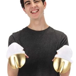 Elope Gold Unicorn Costume Front Hooves -Cheap Halloween Store unicorn costume front hooves gold alt 2