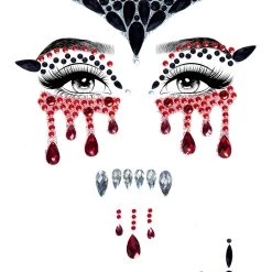 Leg Avenue Vampire Face Adhesive Jewel Kit