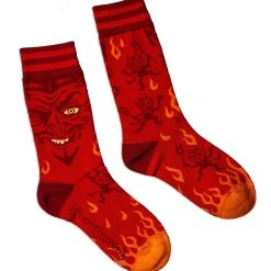 FootClothes Vintage Devil Crew Socks