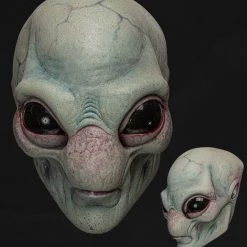 Oktober Studios Alien Visitor Mask For Adults -Cheap Halloween Store visitor mask alt 3