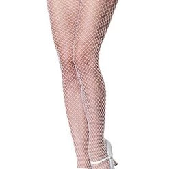 Leg Avenue White Plus Size Fishnet Stockings
