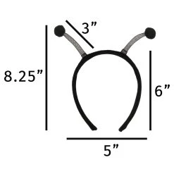 Elope Black Bug Antennae -Cheap Halloween Store womens black insect antennae alt 4