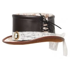 Underwraps Lace Steampunk Hat For Women
