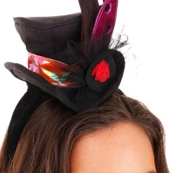 Elope Ladybug Cocktail Mini Top Hat For Women 5 Elope Ladybug Cocktail Mini Top Hat For Women -Cheap Halloween Store womens ladybug cocktail mini top hat alt 2